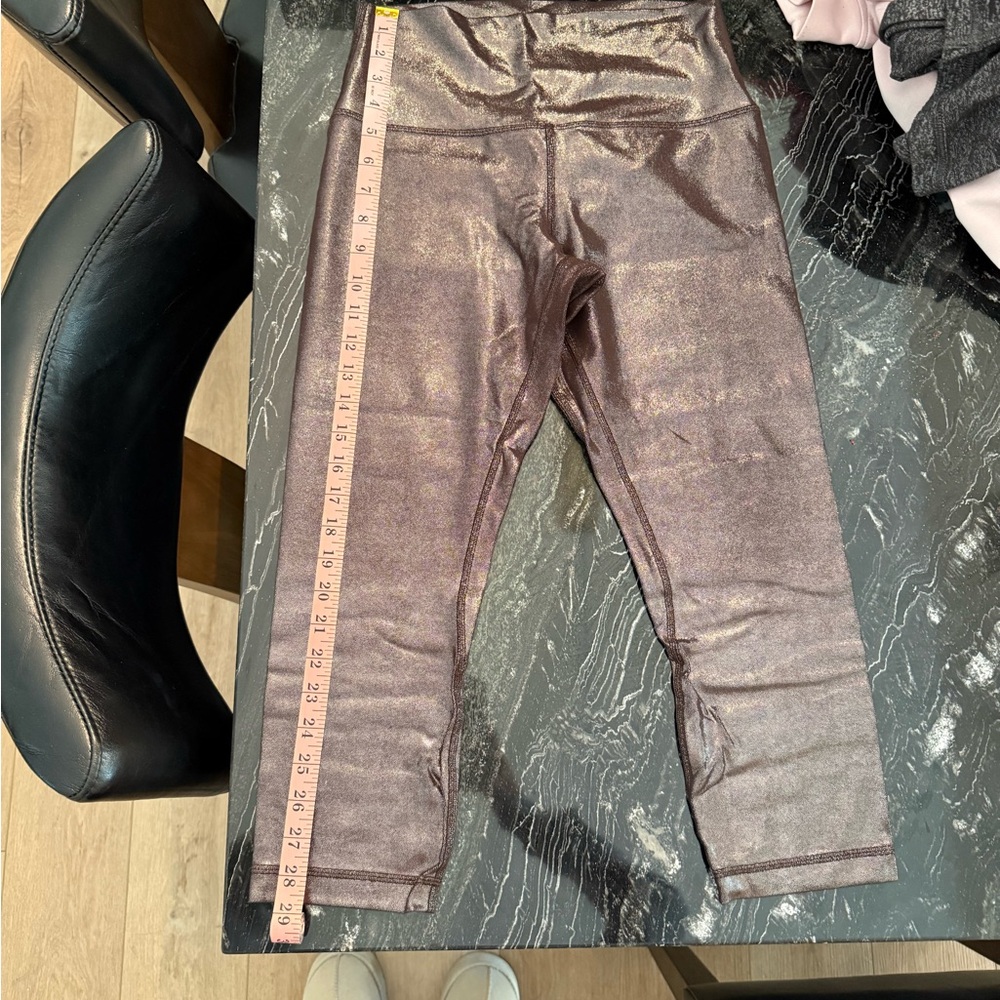 Lululemon Metallic Brown Leggings